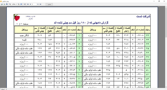 گزارش نرم افزار سم چینی